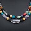 Mineralien Collier bunt